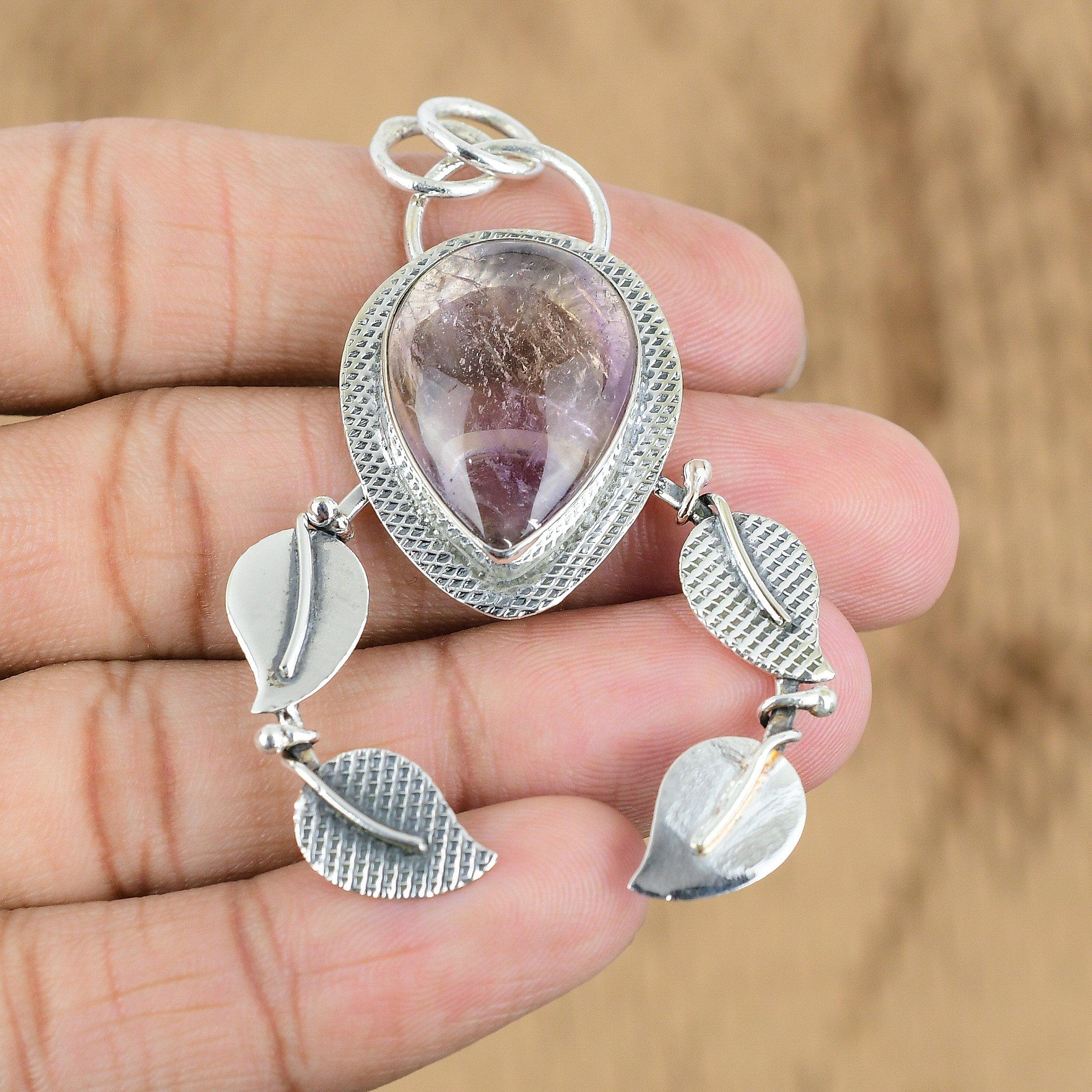 

Anniversary Gift For Her Natural Ametrine Gemstone Pendant 925 Sterling Silver