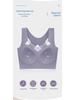 Women's Seamless Wire-Free Thin Cup Plus Size Sports Sleep Bra with Stylish Back