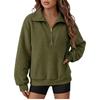 Damen Leopard Print Sweatshirt - Lässiger Lockerer Pullover mit Langen Ärmeln