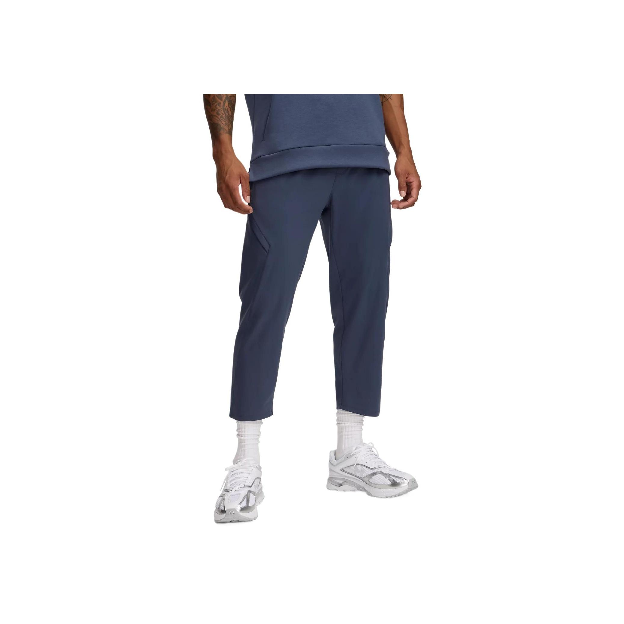 Under Armour Meridian Comfortable Lace-Up Solid Color Seven-Point Casual Shorts Men shorts Storm-Gray 1386979-044 3XL