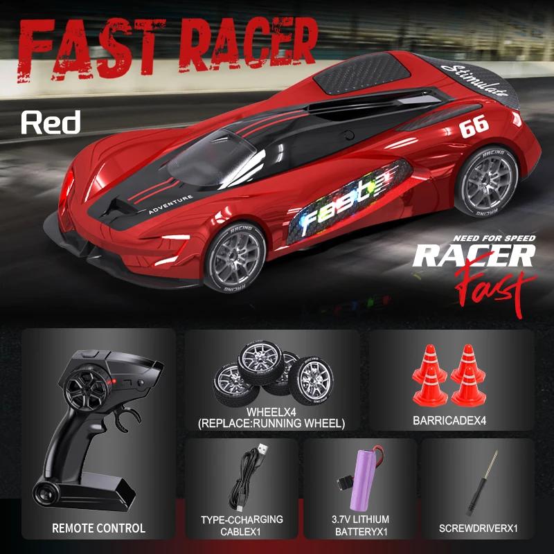 Non-Toxic 20Km/H High-Speed Drift Car Rc Racing 2.4G Remote Control Car Race Electric 4Wd Drive Toy For Children Kids Children Christmas Gifts