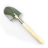 Large Wooden Handle Pointed Shovel