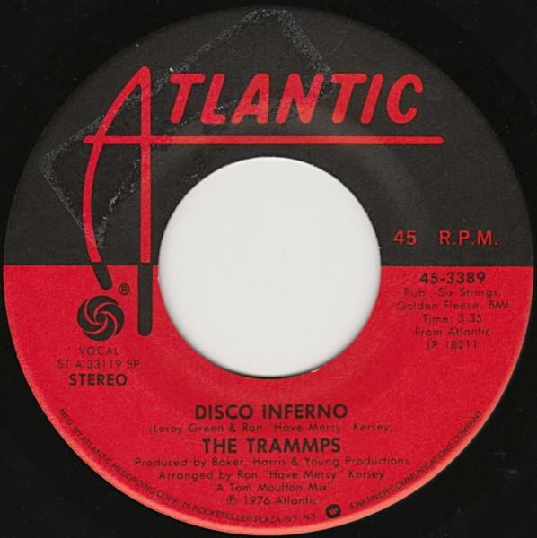 

7inch Record TRAMMPS - Disco Inferno 453389 Atlantic 1977 US Soul/Funk Used