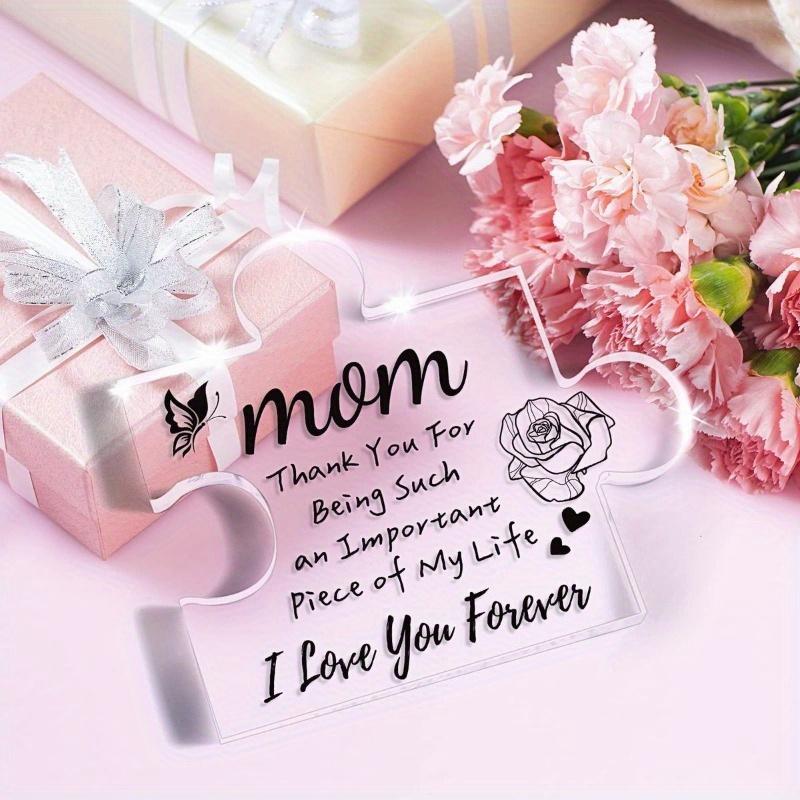 Engraved Mom Puzzle - Heartfelt Acrylic Gift for All Special Occasions