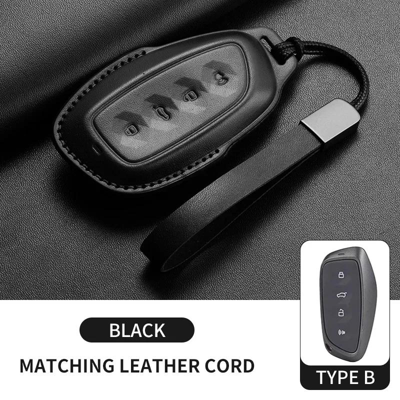 Housse de protection en cuir pour clé de voiture à distance pour Great Wall Haval Jolion H6 H7 H4 H9 F5 F7 F7X F7H H2S Accessoire de voiture
