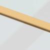 Vidaxl Sliding Door, Gold, 76X205 Cm, Transparent ESG Glass