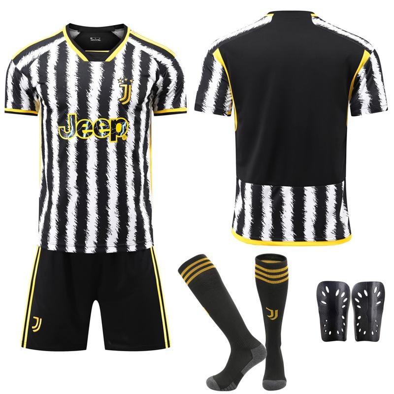 2324 Ensemble Domicile Juventus N°. 7 Chiesa 9 Hovic Football Sportswear 10 Pogba Édition Fan d'Usine
