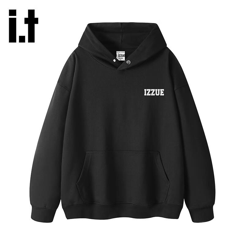 

Izzue Unisex American Retro Letter Print Hoodie L