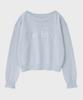 FALLETT Story Logo Embroidered Knit Sky Blue