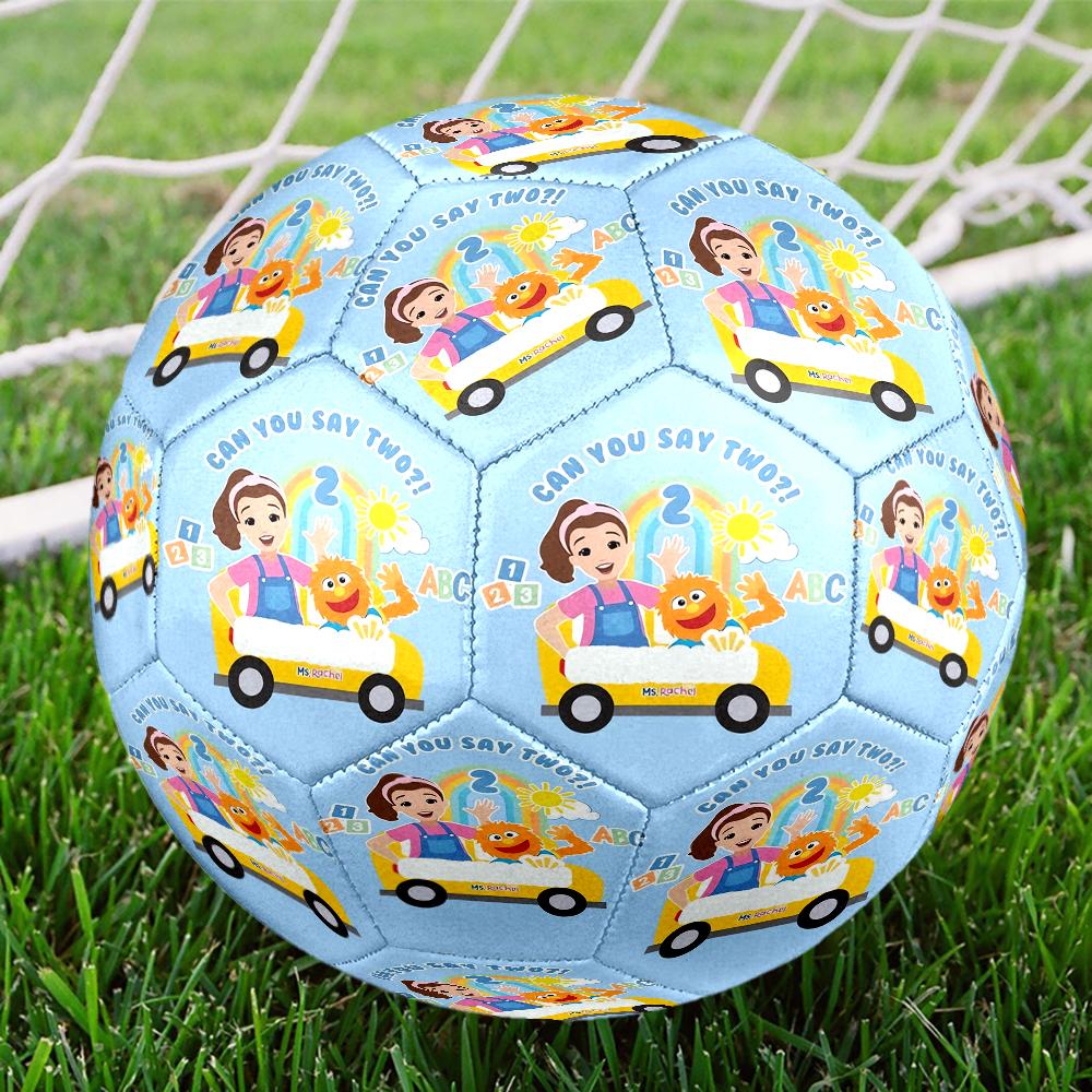 Ms. Rachel Theme Size 5 Soccer Ball, Suitable for Both Indoor and Outdoor Matches, a Gift Suitable for Everyone.