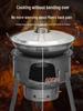 Portable Large Firewood Stove for Home and Outdoor Use