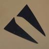 For Toyota Sienna -2025 Black Rear Door Spoiler Wing Cover Trims Accessories