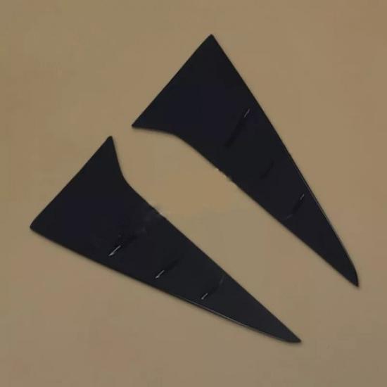 For Toyota Sienna -2025 Black Rear Door Spoiler Wing Cover Trims Accessories
