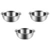 Meichu 304 Stainless Steel Soup Bowl & Mixing Basin Set (3-Piece)