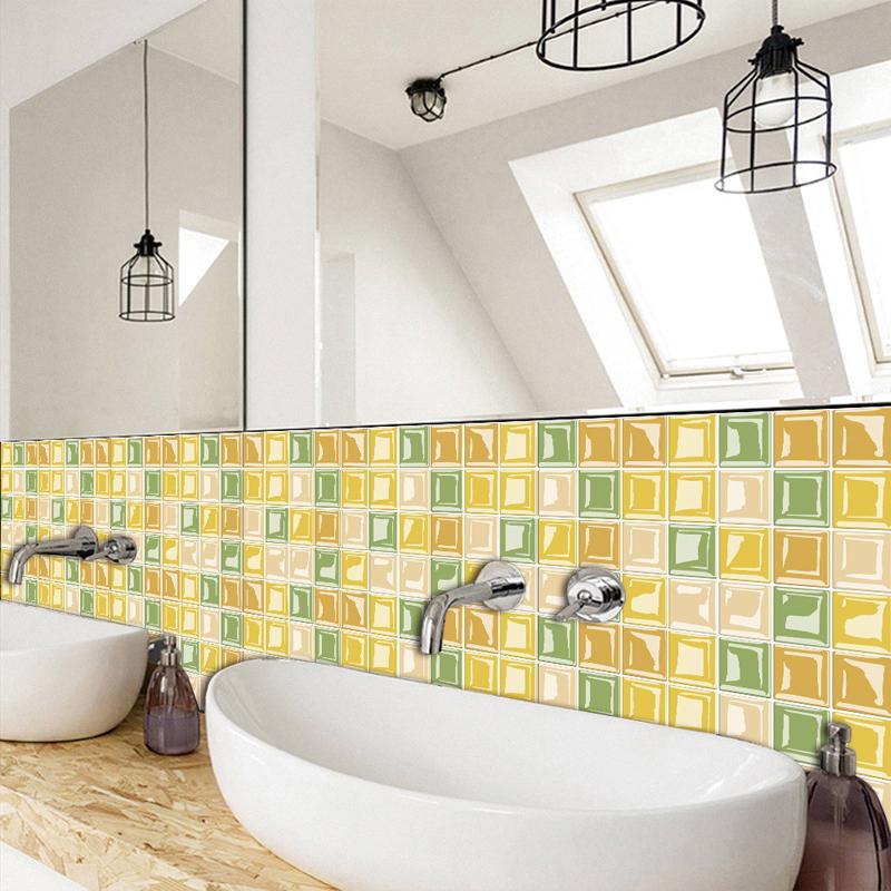 10/15/20 CM Küche Stick auf Fliesen Aufkleber Bad Mosaik Selbst Klebe Wand Fliesen