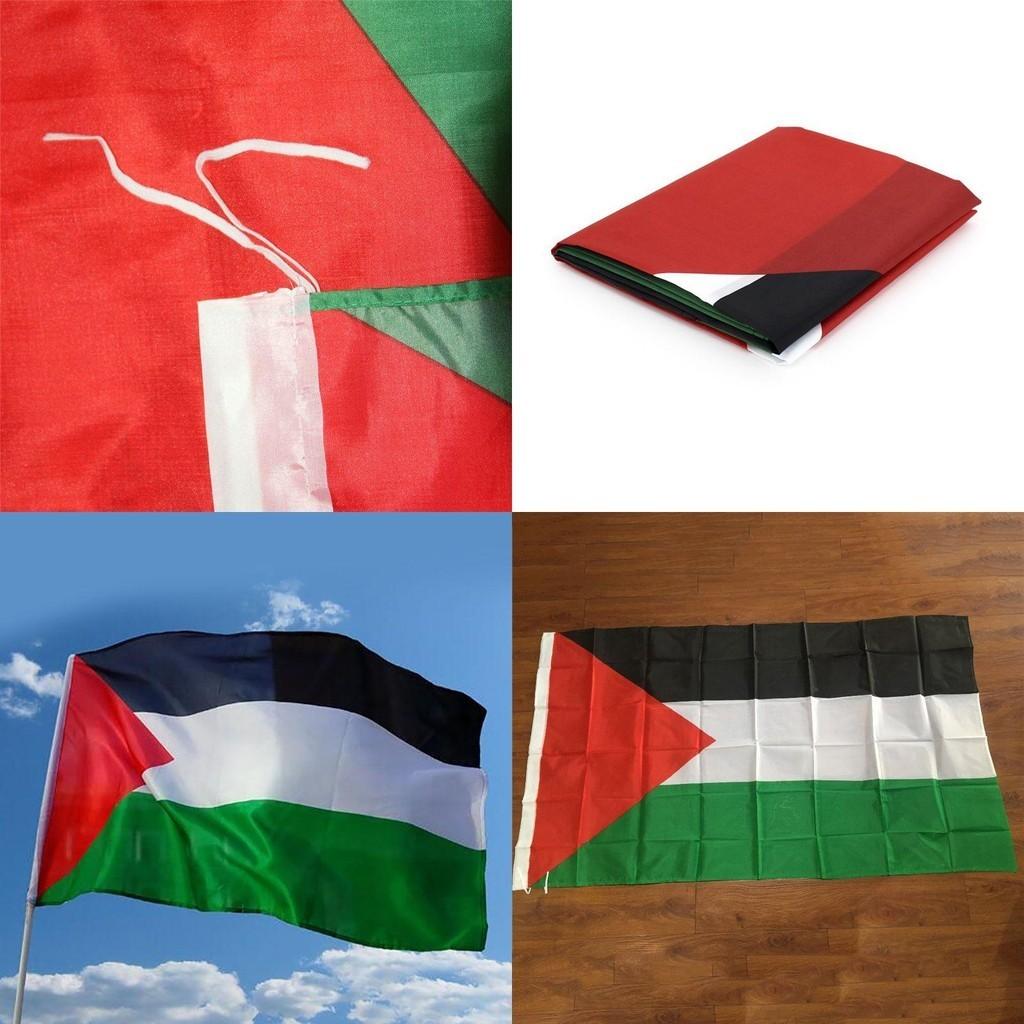 Palestine 150x90cm Flag Large Polyester Freedom Gaza Palestinian Festival Decor