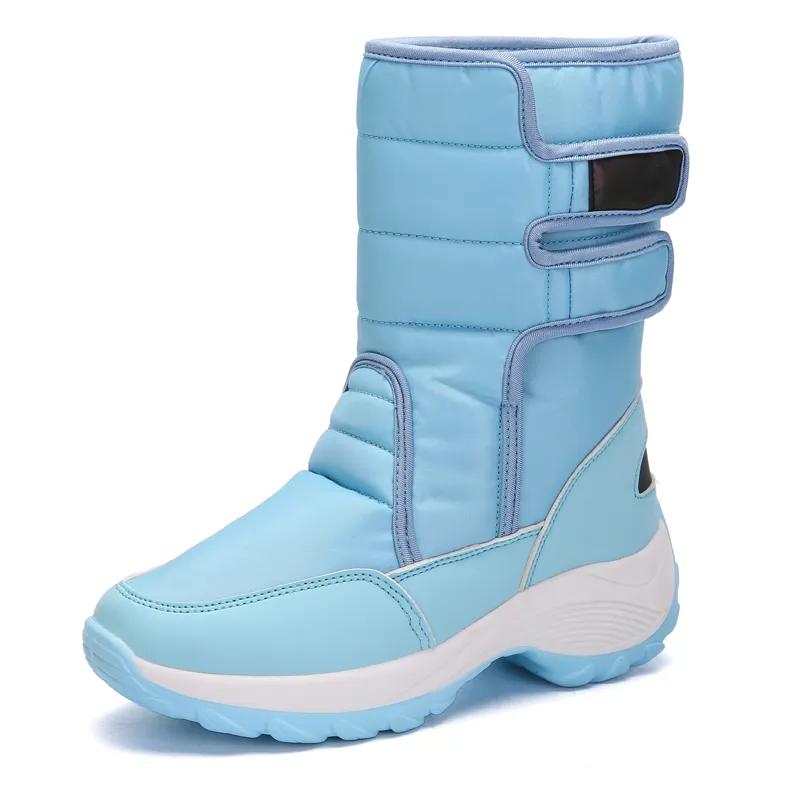 Women Boots Non-slip Waterproof Winter Ankle Snow Boots Women Platform Winter Shoes with Thick Fur Botas Mujer thigh high boots