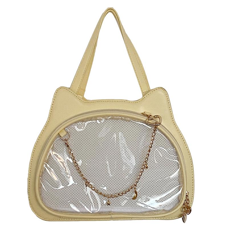 Women's Daily Crossbody Bag One shoulder cat-shaped bag Cute animal bag