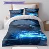 Cartoon Pattern Bedding Quilt Set Quilt Cover Pillowcase Home Decoration Birthday Gift (1 * Duvet Cover + 2 * Pillowcase, Without Core)