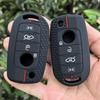 Custodia Protettiva in Silicone a Flip per Chiave Auto per Fiat Tipo Toro Nuovo Freedom 500X Doblo Argo Grazie Keyless Fob Accessori