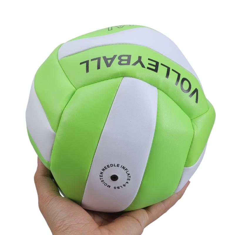 Soft Beach Volleyballs Thickened Official Size 5 Volleyballs Sand Sports PU Ball for Indoor Outdoor Pool, Gym, Training