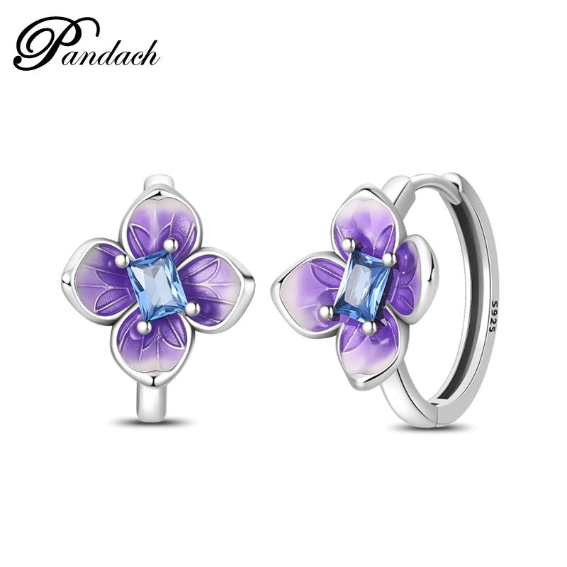 Brincos Exquisitos de Abelha, Borboleta e Joaninha em Prata de Lei 925 Para Mulheres Românticos Brincos em Forma de Coração Rosa Joias para Festa de Casamento