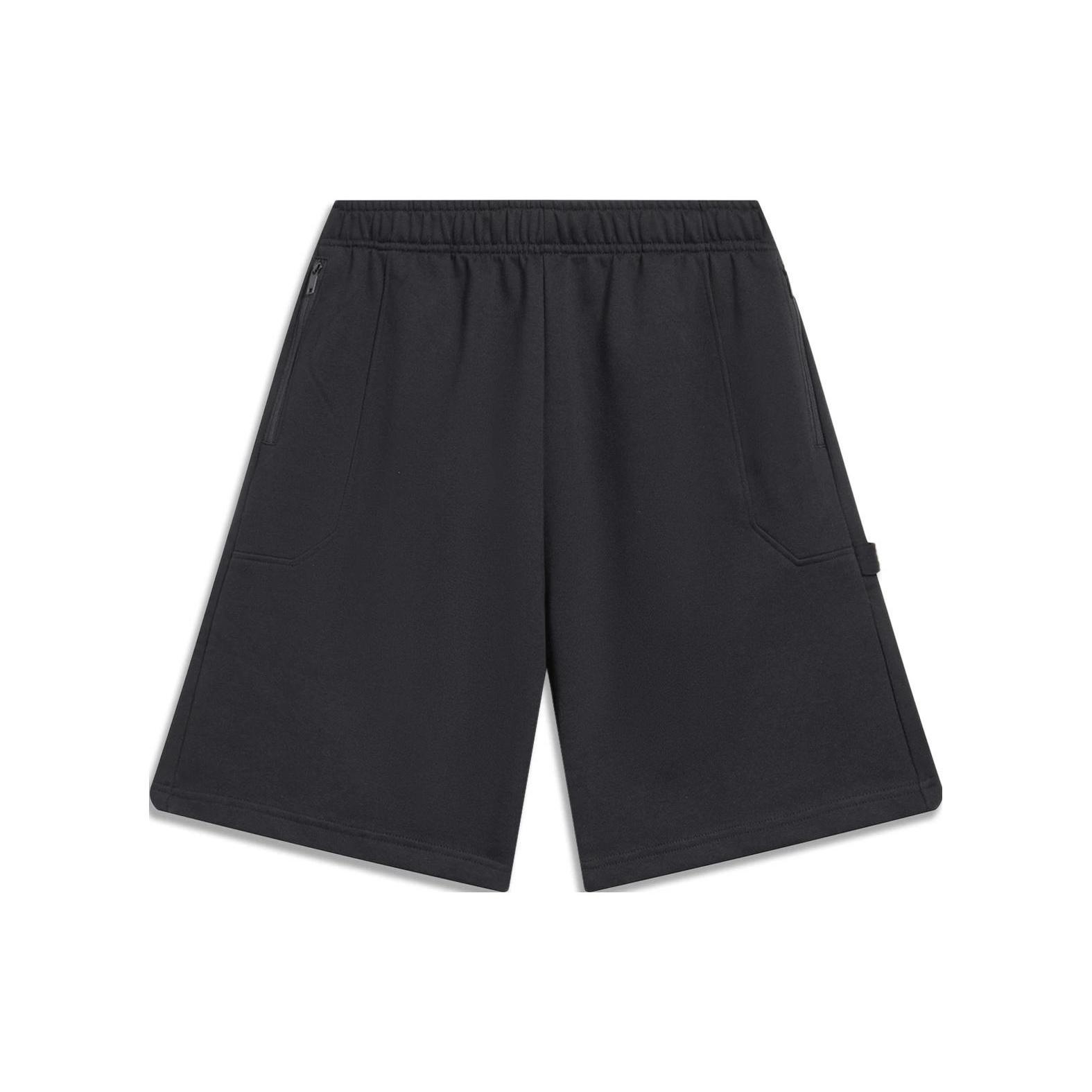 Li-Ning Logo Straight Short Black Men s AKST197-2 M