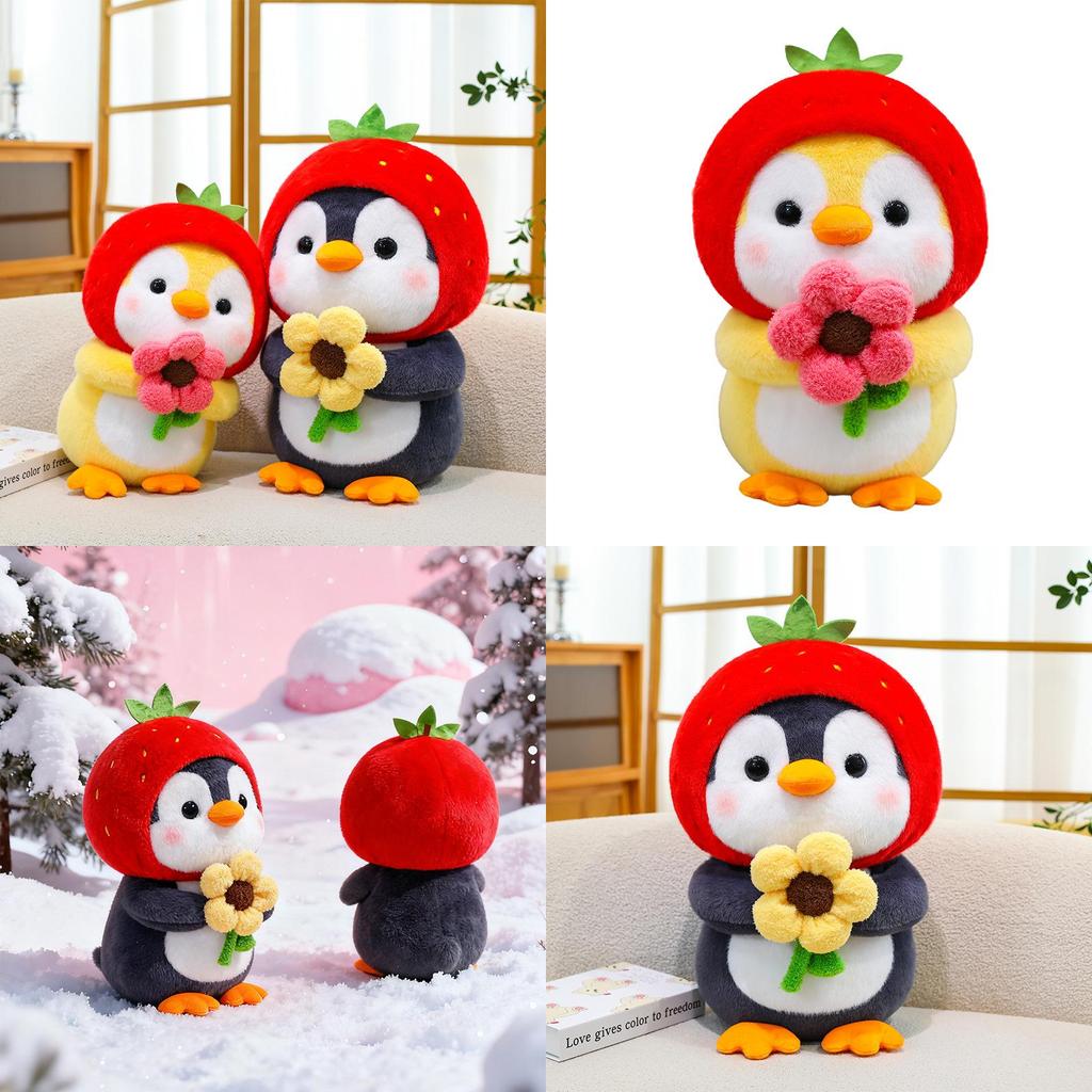 Plush Penguin Toy With Pp Cotton Filling For Kids And Children Gift