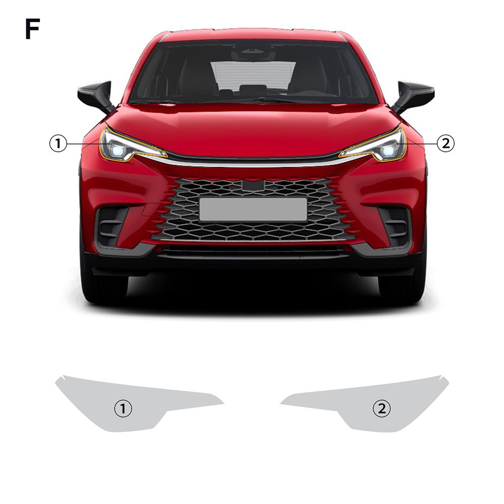 Pro Lexus LBX 2024 2025 Ochranná fólie na světlomety zpětná zrcátka sloupky B C Samolepka TPU PPF Předřezané doplňky Průhledné