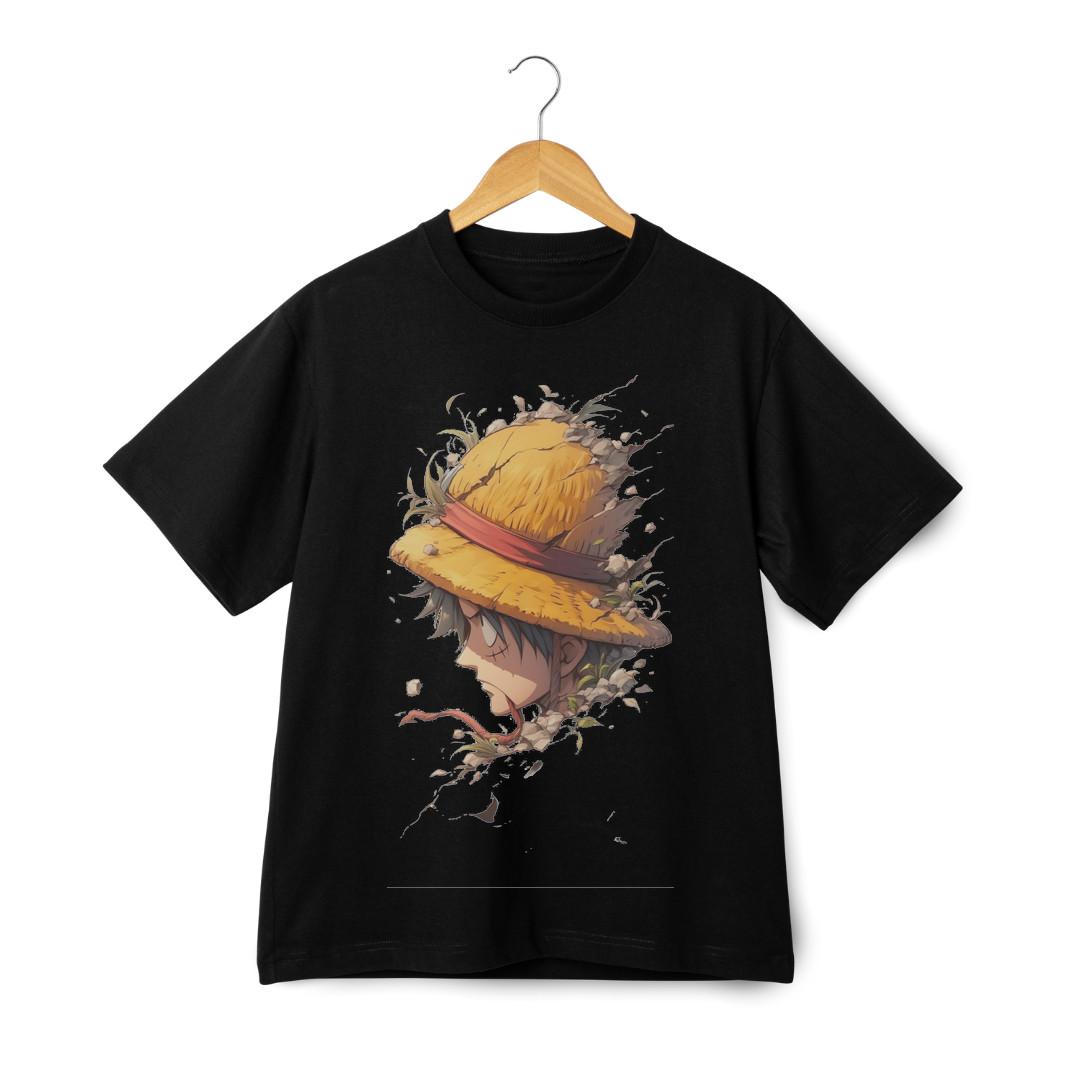 Monkey D. Luffy Straw Hat Pirate Anime Graphic T-Shirt Mens Womens Tees Top One Piece Unisex Tee 4XL