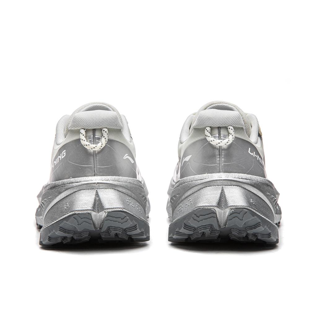 Li Ning Lu Outdoor Hiking Casual Thick Sole Height Increasing Non Slip Stable Support Shock Absorption Low Top Trail Running Shoes ARNV023-4