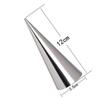8pcs Stainless Steel Baking Cones Diy Cream Horn Moulds