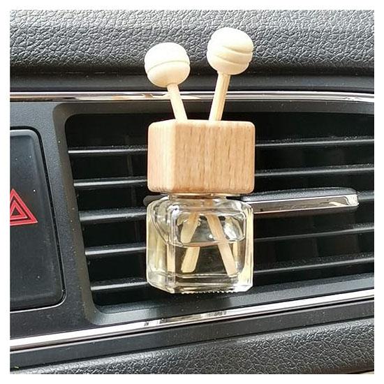 

4-Piece empty essential oil diffuser bottle car air freshener ventilation clip белый