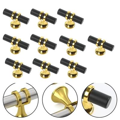 10pcs Cabinet Handles Drawer Knobs Kitchen Cupboard Door Handles Wardrobe Pull Single Hole Furniture Drawer Hardware Accessories