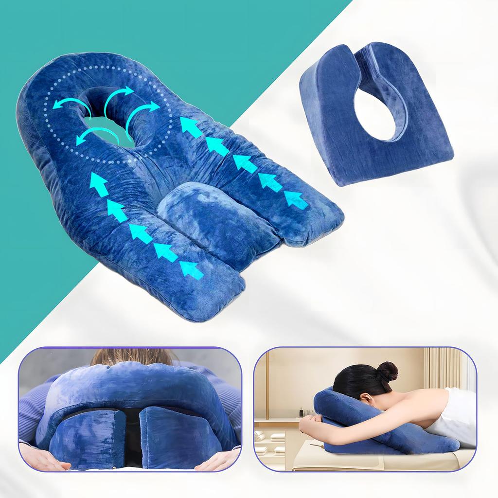 Almohada Boca Abajo para Dormir Después de BBL o Recuperación de Cirugía Ocular, Vitrectomía o Cirugía de Retina, Almohada para Dormir Boca Abajo, Almohada Boca Abajo para Ojo
