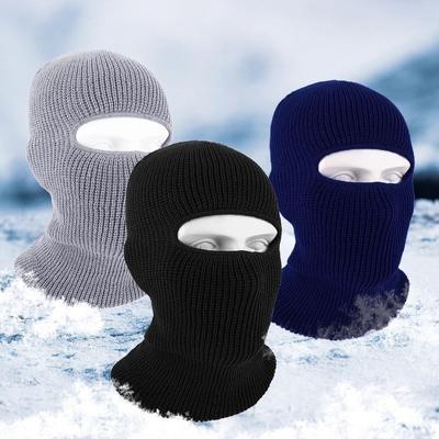 Maske Skullie Mütze Hut Kragenhut Herren Beanies Mütze Vollgesichtsmaske Damen Wintermütze Strickmützen