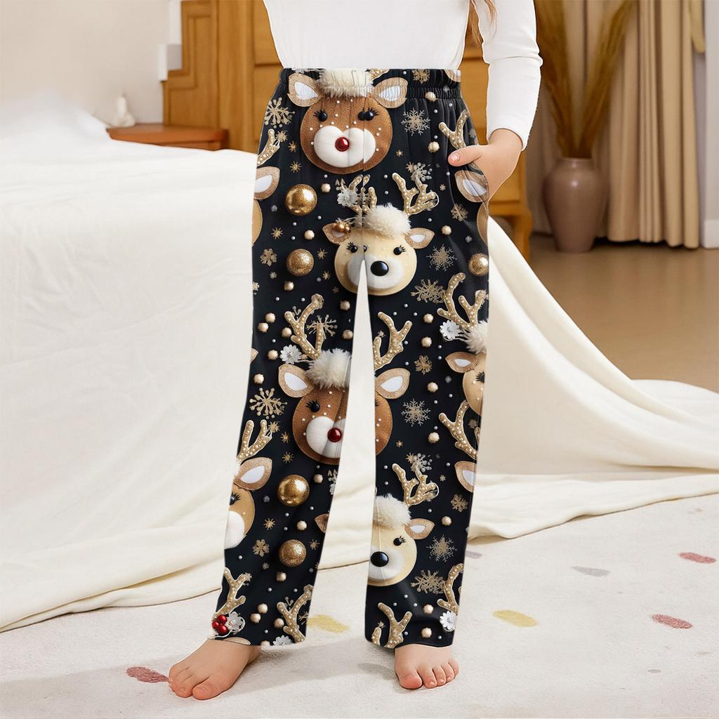 Fashionable Children's Versatile Pocket Sports Casual Pants