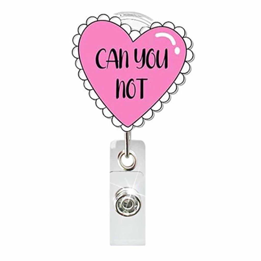 Acrylic Halloween Spooky Ghost Eyeball Skeleton Retractable Badge Reel Rotating ID Badge Holder Crocodile Clip for Doctor Nurse