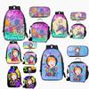 Afor Adley School Backpack Set For Kids Large Size 20-35l Capacity Zipper Closure