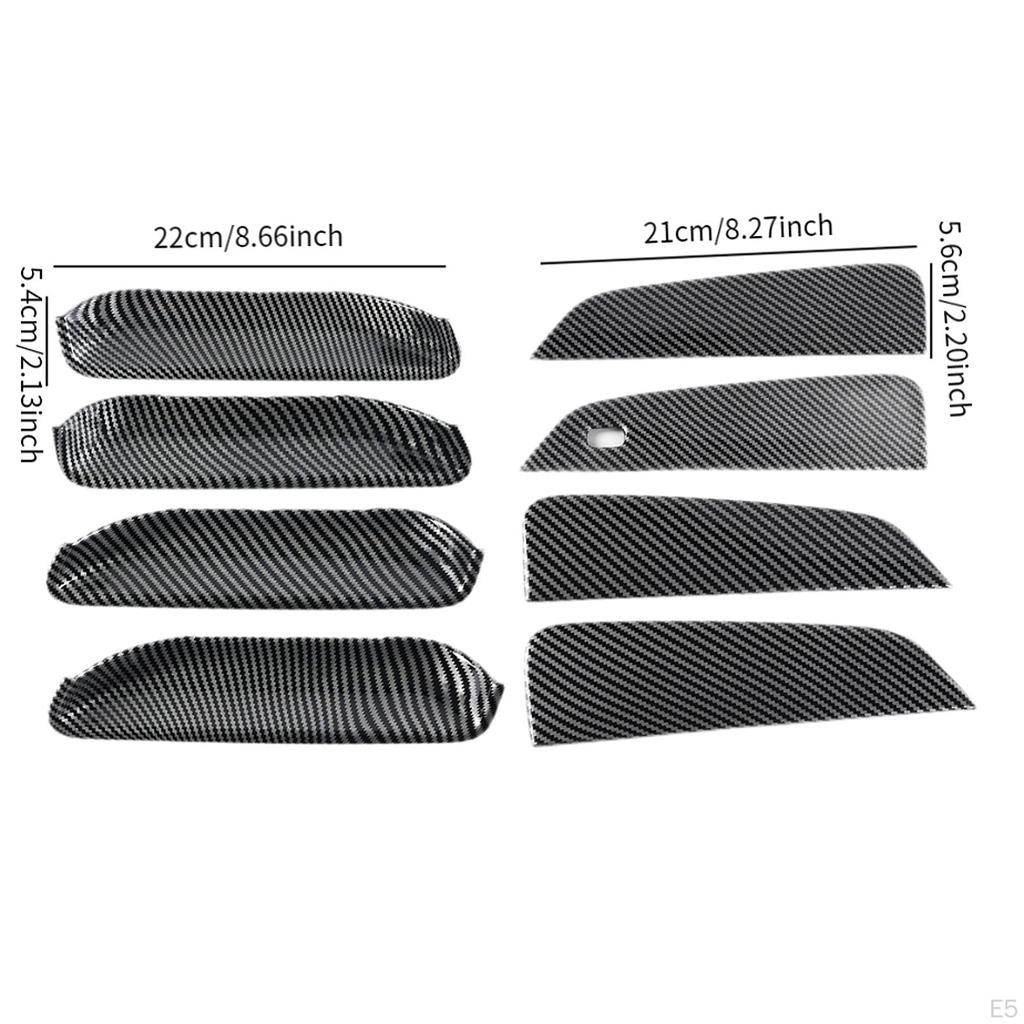 8Pcs Car Door Handle Bowl Stickers Protector Replacement Part Vehicle Component Scratches