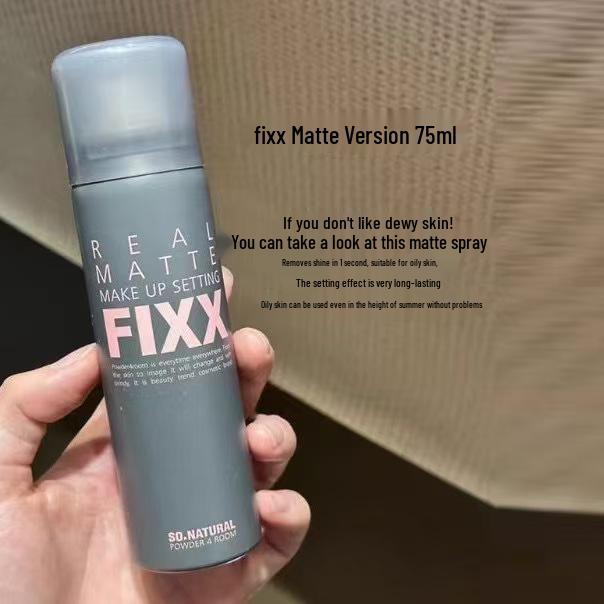FIXX Dewy Skin Refreshing Waterproof Setting Spray, 75ML - Non-smudging, Natural, Moisturizing.