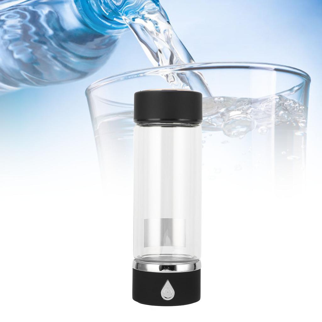 420ml Hydrogen Water Bottle Maker Portable Rechargeable Hydrogen Rich Water Generator for Daily Travel Fitness