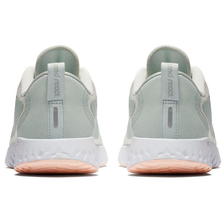 Nike Legend React Argento Chiaro Sneakers Donna Bianco Summit-White Argento Chiaro-Cremisi-Tinta-Grigio Lupo AA1626-101