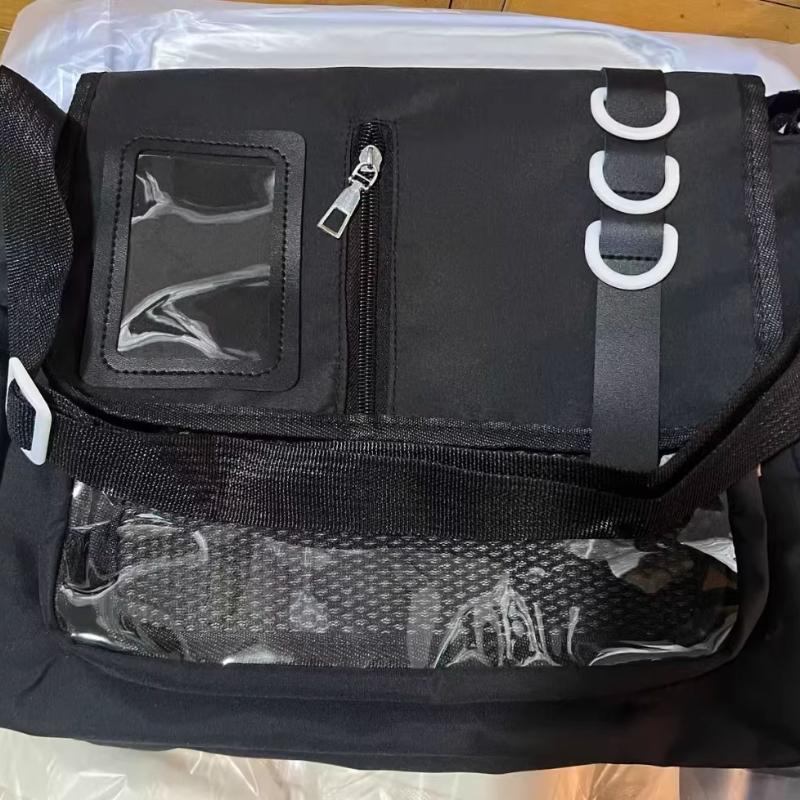 Kawaii Itabag Crossbody Bag Women Japanese Style Large Capacity Transparent Pin Display Messenger Bag Waterproof Anime Badge Bag
