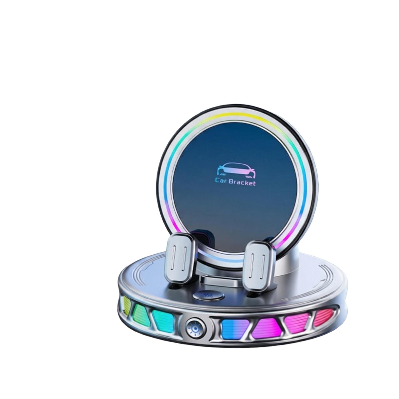 

Car Phone Holder (Suction Cup Type) — Dedicated For Navigation, Center Console Vacuum-Suction Mount One Size срібний