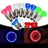 New Bicycle Valve LightsBike Accessories Wheel Spokes Tire Cycling LED Light Batteries Tyre Tire Valve Caps Lantern Lamp Valve Stems 1