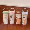 SITARAYURI 560ml Coffee Cup Stainless Steel Ice Tumbler Large Capacity Car Insulation Cup Portable Vacuum Insulated Straw Cup