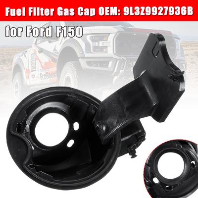 Chromed Fuel Cap Tank Cover A-PADS Chrome Gas Door Cover for Ford F150 2004-2008