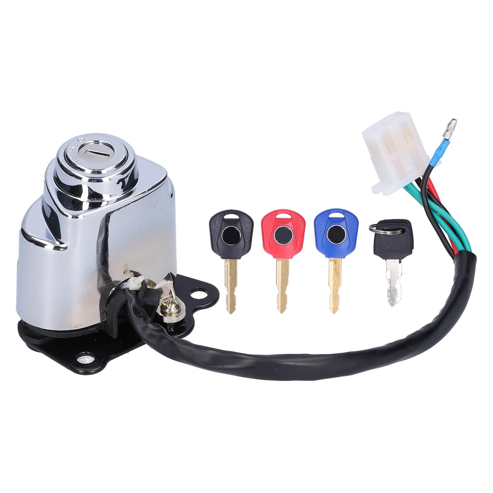 

Замок зажигания мотоцикла с ключами 3 цветов подходит для Honda Shadow VT600 VT400 VT750 Steed VLX