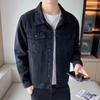 Men's Plus Velvet Winter Denim Jacket: Trendy Autumn/Winter Casual Wear